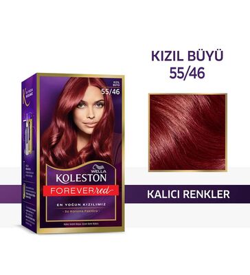 Wella Koleston Kit Saç Boyası Kızıl Büyü 55/46