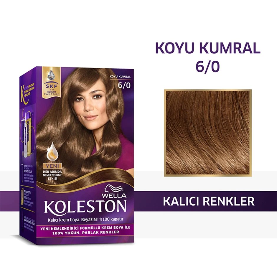 Wella Koleston Kit Boya 6/0 Koyu Kumral - Thumbnail