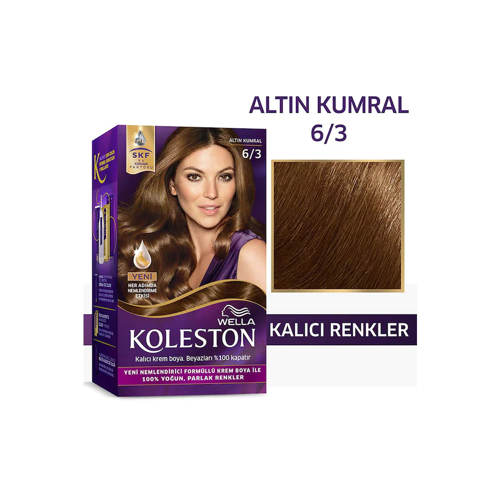 Wella Koleston Kit Saç Boya 6/3 Altın Kumral - Thumbnail