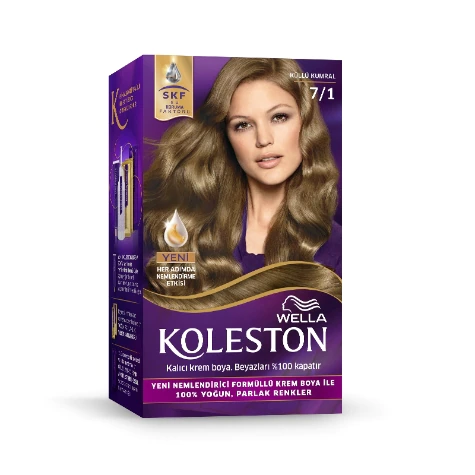 Wella Koleston Kit Saç Boyası 7/1 Küllü Kumral