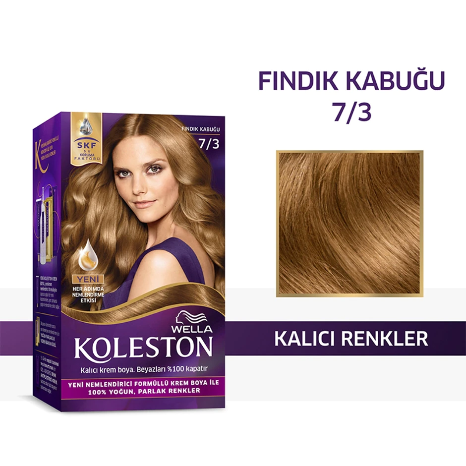 Wella Koleston Kit Saç Boyası 7/3 Fındık Kabuğu - Thumbnail