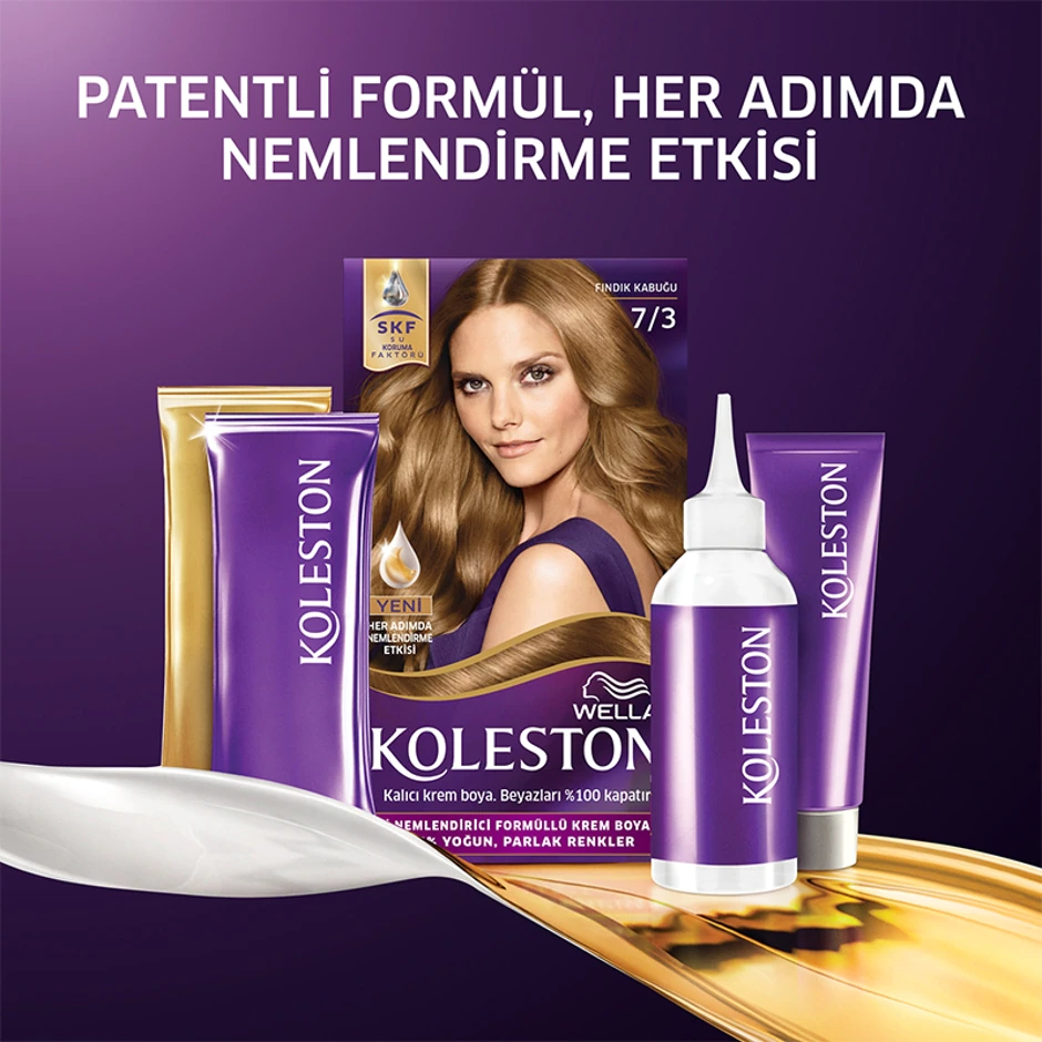 Wella Koleston Kit Saç Boyası 7/3 Fındık Kabuğu