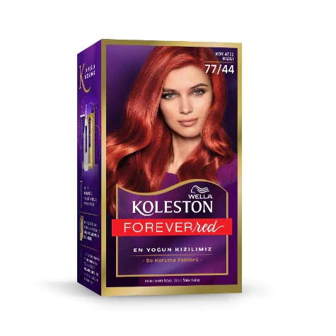 Wella Koleston Kit Boya 77/44 Kor Ateş Kızılı - 1