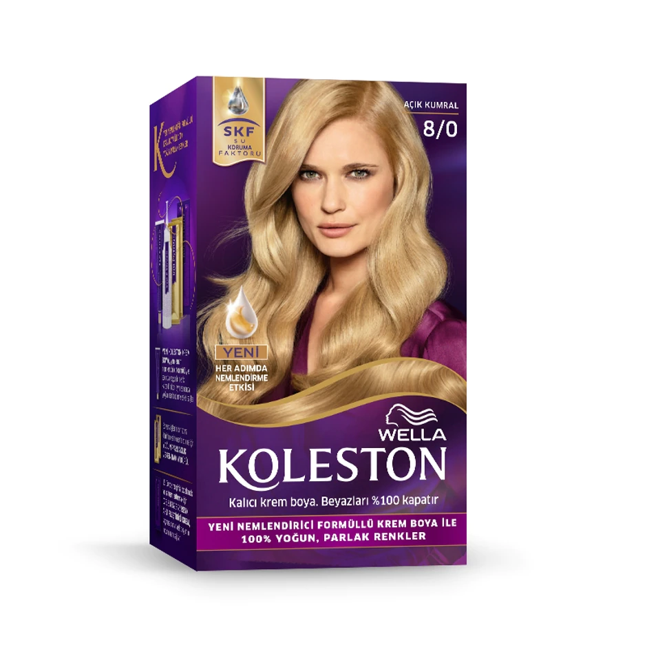 Wella Koleston Kit Saç Boyası 8/0 Açık Kumral - Wella