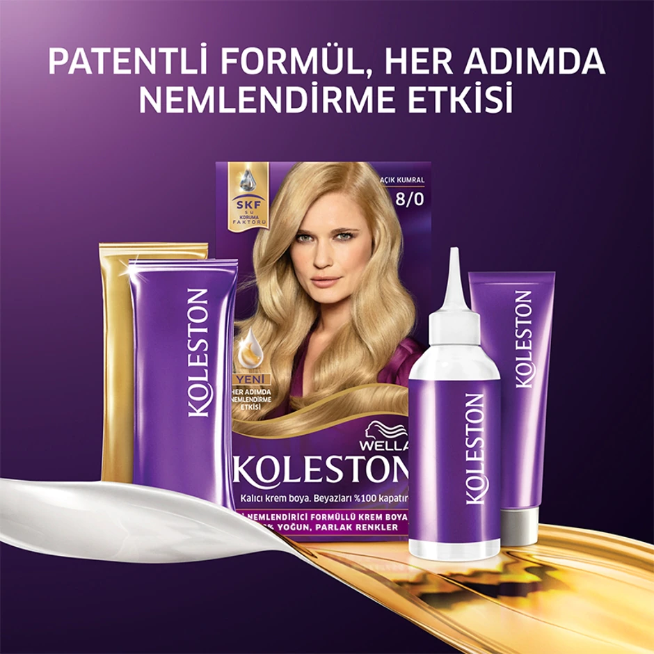 Wella Koleston Kit Saç Boyası 8/0 Açık Kumral - Thumbnail