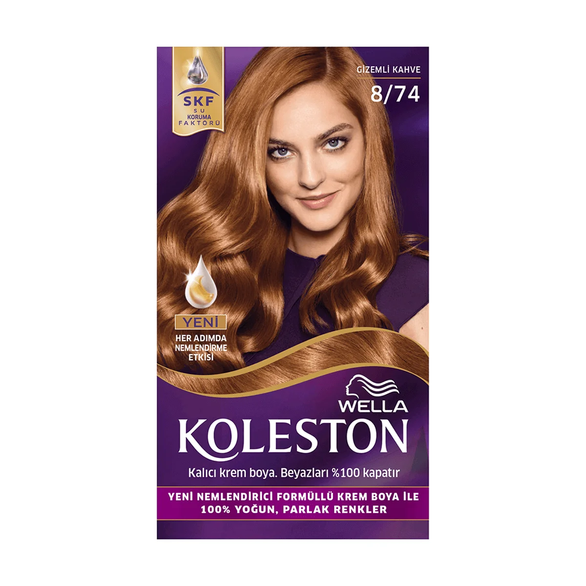 Koleston Kit Saç Boyası 8/74 Gizemli Kahve