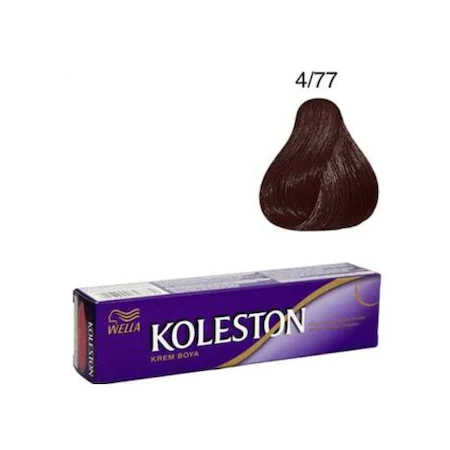 Koleston - Koleston Tüp Saç Boyası 4/77 Kadife Kahve