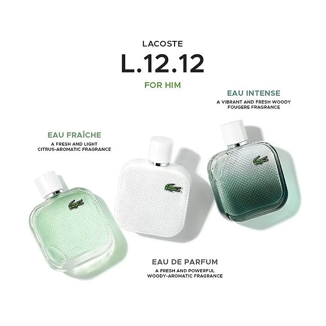 Lacoste L.12.12 Blanc Intense Edt 100 ml - 3