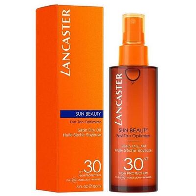 Lancaster Satin Sheen Oil Fast Tan Optimizer 30 Spf 150 ml - 1