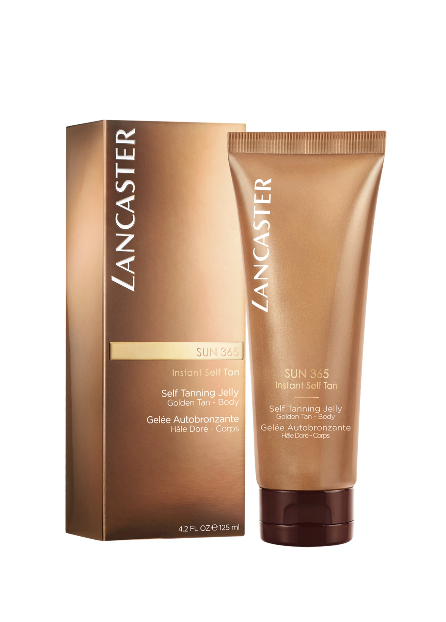 Lancaster - Lancaster Sun 365 Instant Self Tan Self Tanning Jelly Body- Vücut için Güneşsiz Bronzluk Sağlayan Jel 125 ml