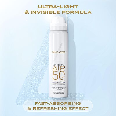 Lancaster Sun Perfect Air Spf50 Face Mist Güneş Koruyucu Yüz Sprey 75 ml - 2