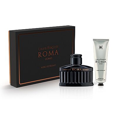 Laura Biagiotti Roma Uomo Nero Estremo Edp Intense 125 ml Set - 1