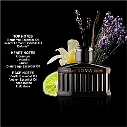Laura Biagiotti Roma Uomo Nero Estremo Edp Intense 125 ml Set - 2