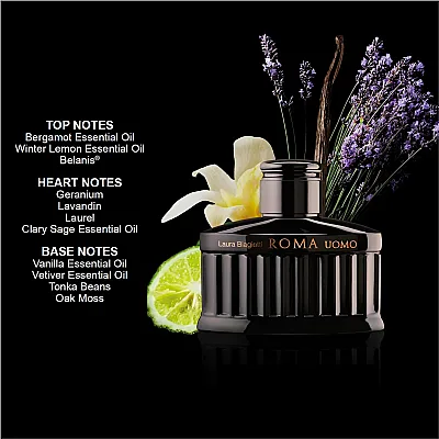 Laura Biagiotti Roma Uomo Nero Estremo Edp Intense 125 ml Set - 2