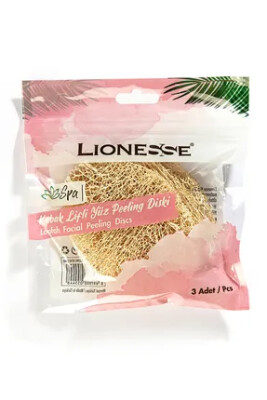 Lionesee Üçlü Kabak Lifli Yüz Peeling Diski L-447 - Lionesse