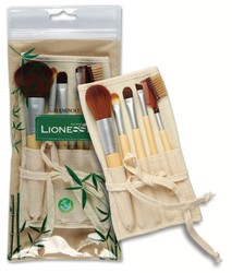 Lionesse - Lionesse Naturel Bamboo Makyaj Fırça Seti