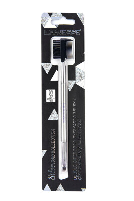 Lionesse Silverpro Collection Çift Taraflı Kaş Far Fırçası 5134 - Lionesse