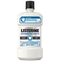 Listerine - Listerine Advanced White Hafif Tat Ağız Bakım Suyu 500 ml