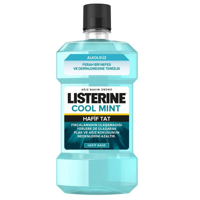 Listerine Cool Mint Hafif Tat Ağız Bakım Suyu 500 ml - 1