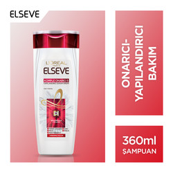 L'Oréal Paris Elseve Komple Onarıcı 5 Yapılandırıcı Bakım Şampuanı 360 ml - Thumbnail