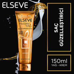 L'Oréal Paris Elseve Mucizevi Yağ Saç Güzelleştirici Krem 150 ml - Thumbnail