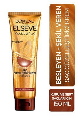 L'Oréal Paris Elseve Mucizevi Yağ Saç Güzelleştirici Krem 150 ml - 1