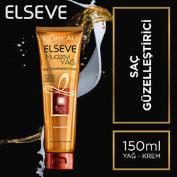 L'Oréal Paris Elseve Mucizevi Yağ Saç Güzelleştirici Krem 150 ml - Thumbnail