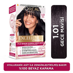 L’Oréal Paris Excellence Creme Saç Boyası 1.01 Derin Siyah - Excellence