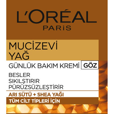 L'Oréal Paris Mucizevi Yağ Günlük Bakim Kremi Göz 15 ml
