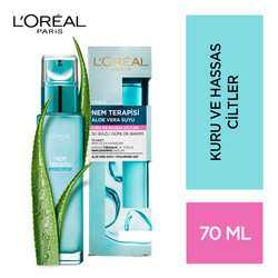 L'Oréal Paris Nem Terapisi Aloe Vera Suyu Kuru Ve Hassas Ciltler 70 ml - Thumbnail