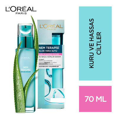 L'Oréal Paris Nem Terapisi Aloe Vera Suyu Kuru Ve Hassas Ciltler 70 ml - 1