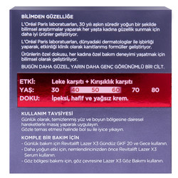 L'Oréal Paris Revitalift Lazer X3 Gkf20 Leke Ve Kırışıklık Karşıtı Bakım Kremi 50 ml - 3