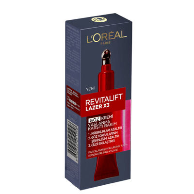 L'Oréal Paris Revitalift Lazer X3 Yaşlanma Karşıtı Göz Bakım Kremi 15 ml - 5