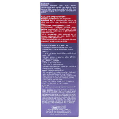 L'Oréal Paris Revitalift Lazer X3 Yaşlanma Karşıtı Göz Bakım Kremi 15 ml - 7