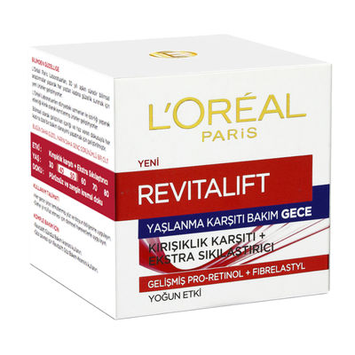 L'Oréal Paris Revitalift Yaşlanma Karşıtı Gece Bakım Kremi 50 ml