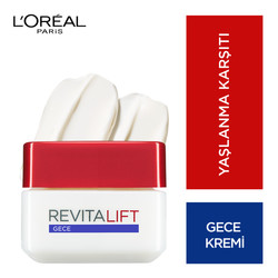 L'Oréal Paris Revitalift Yaşlanma Karşıtı Gece Bakım Kremi 50 ml - Thumbnail
