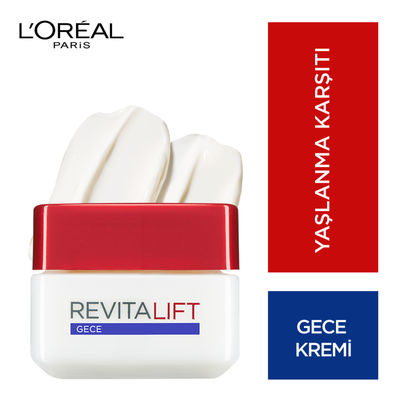 L'Oréal Paris Revitalift Yaşlanma Karşıtı Gece Bakım Kremi 50 ml - 6