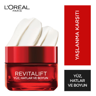 L'Oréal Paris Revitalift Yüz Hatlar Ve Boyun Yenileyici Krem 50 ml