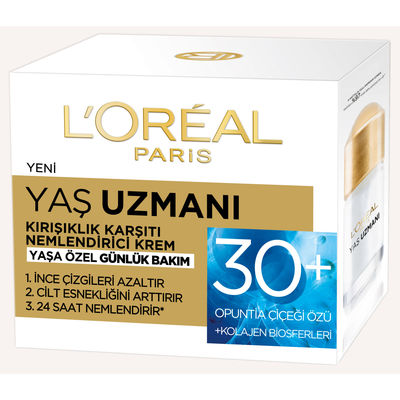 L'Oréal Paris Yaş Uzmanı 30+ Kırışıklık Karşıtı Nemlendirici Krem 50 ml