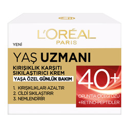 Loreal Paris - L'Oréal Paris Yaş Uzmanı 40+ Kırışıklık Karşıtı Sıkılaştırıcı Krem 50 ml