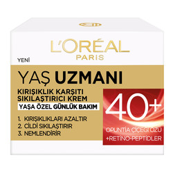 L'Oréal Paris Yaş Uzmanı 40+ Kırışıklık Karşıtı Sıkılaştırıcı Krem 50 ml - Thumbnail