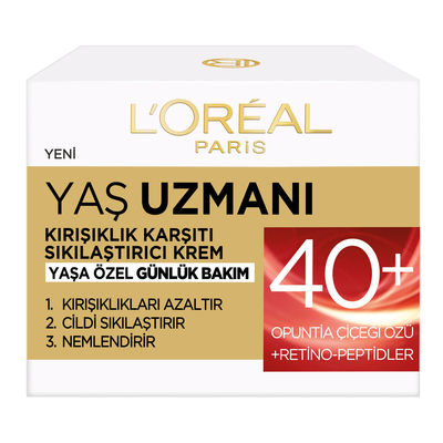 L'Oréal Paris Yaş Uzmanı 40+ Kırışıklık Karşıtı Sıkılaştırıcı Krem 50 ml