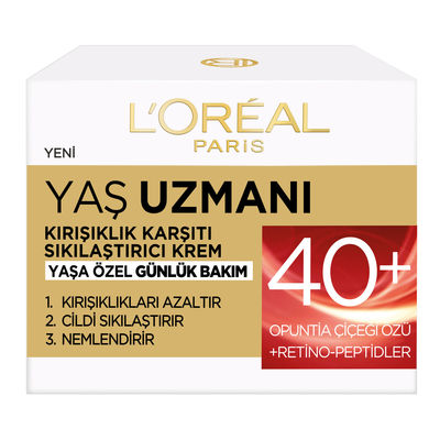 L'Oréal Paris Yaş Uzmanı 40+ Kırışıklık Karşıtı Sıkılaştırıcı Krem 50 ml - 1