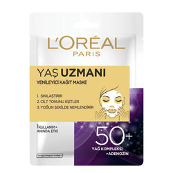 Loreal Age Expert 50+ Yenileyici Kağıt Maske - Loreal Paris