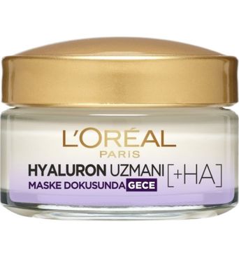 Loreal Paris Hyaluron Uzmanı Nemlendirici Gece Kremi 50 ml