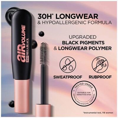 L'oreal Paris Air Mega Volume Maskara Black