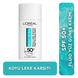 Bright Reveal Spf 50+ Koyu Leke Karşıtı Fluid Günlük Yüz Güneş Kremi 50ml - 1