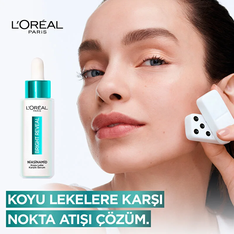 Loreal Paris Bright Reveal Koyu Leke Karşıtı Serum %10 Niasinamid 30 ml - Thumbnail