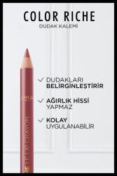 Loreal Paris Color Riche Dudak Kalemi - 635 Worth It Medium - 3