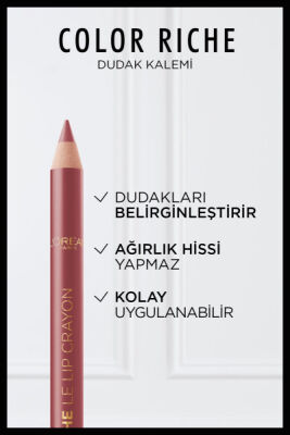 Loreal Paris Color Riche Dudak Kalemi - 635 Worth It Medium - 3